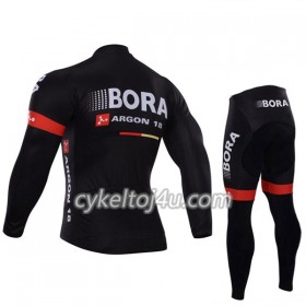 Cykeltrøje Langærmet + Cykelbukser 2017 Bora-Hansgrohe Børn N003